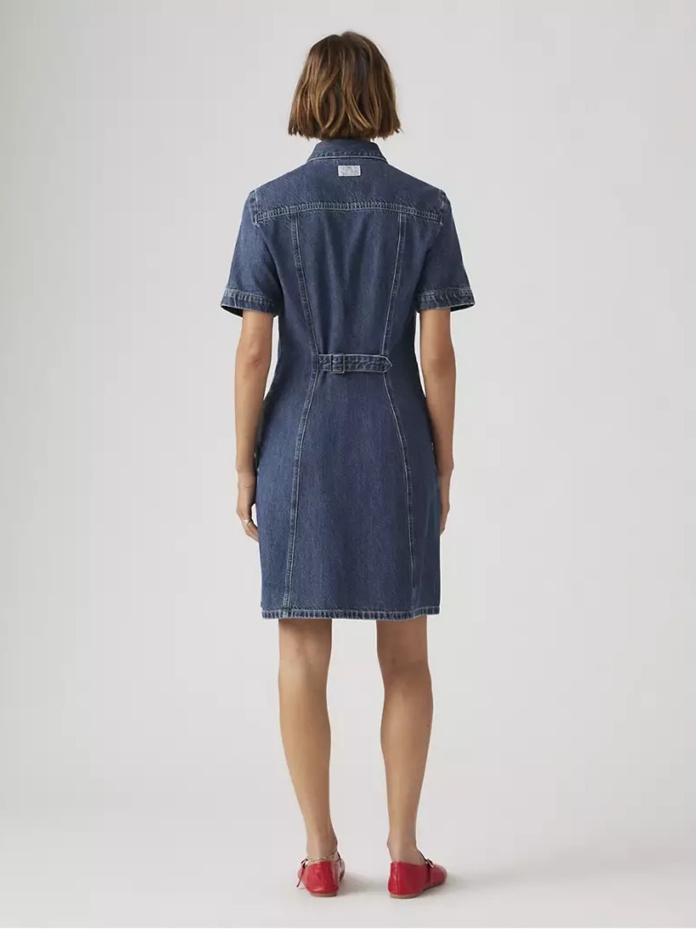 Levi's Women's Rinoa Denim Dress Size L Cotton 100% - Picture 2 of 16